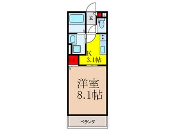 間取図 仮)高槻市古曽部町共同住宅