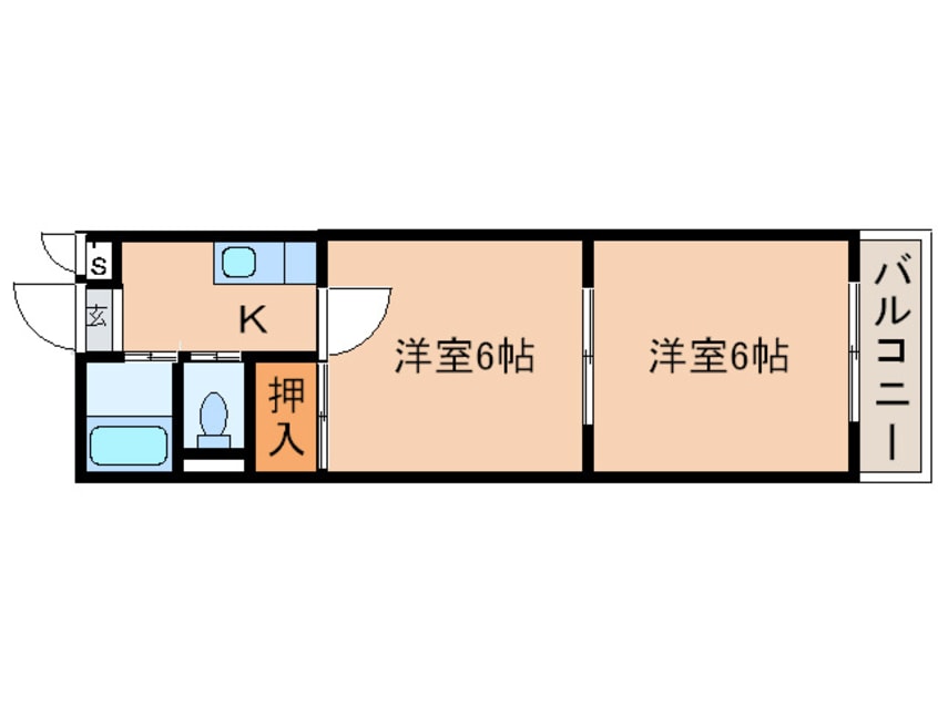 間取図 ベルメゾンアルヴェ