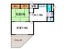 サンプラザ神足 2DKの間取り