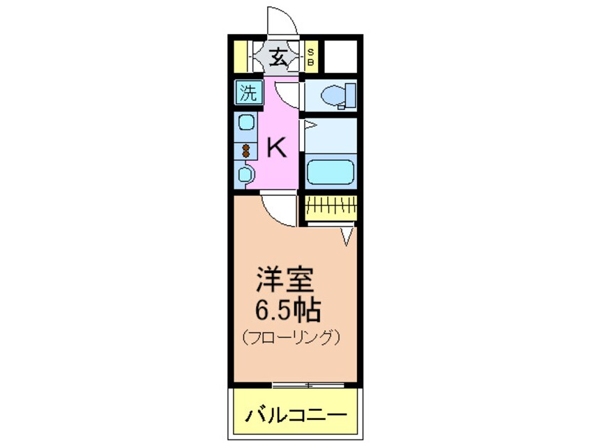 間取図 ｴｽﾃﾑｺ-ﾄ神戸西Ⅲﾌﾛﾝﾀ-ｼﾞｭ(404)