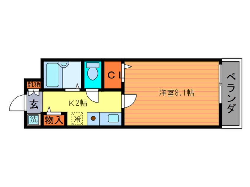 間取図 メゾンドムラジⅡ