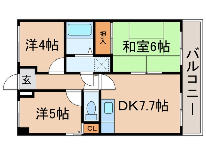間取り図 ブライトンステージA