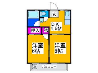 間取図 ハイツ恵