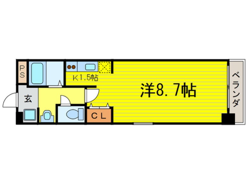 間取図 コンシェルジュ京都駅前