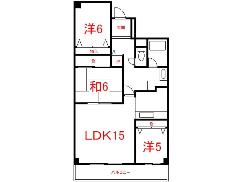 間取図 ロイヤル苦楽園