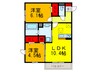 スペチア－レＫ 2LDKの間取り