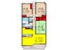 茨木中津町ｼﾃｨﾊｳｽ(705) 3LDKの間取り
