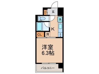 間取図 LUXENA KIYOMIZU-GOJO(306)
