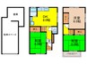 新田2丁目テラスハウス 3DKの間取り