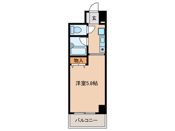 間取図 クレール東天満