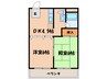 ﾚｼﾞﾃﾞﾝｽｵｻﾞｯｸ 2DKの間取り