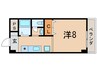 メゾンアペックス 1Rの間取り