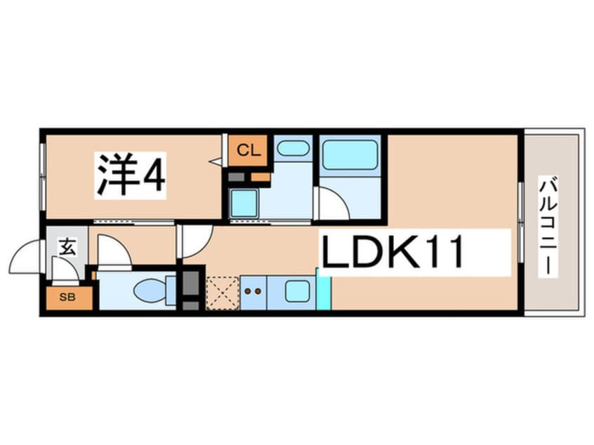 間取図 PHOERME TENNOJI East