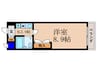 野路一番館 1Kの間取り