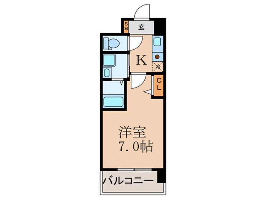 間取図 SWISS梅田東