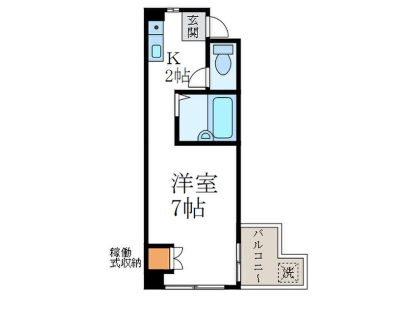 間取図 ヴィラ中立売