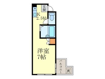 間取図 ヴィラ中立売