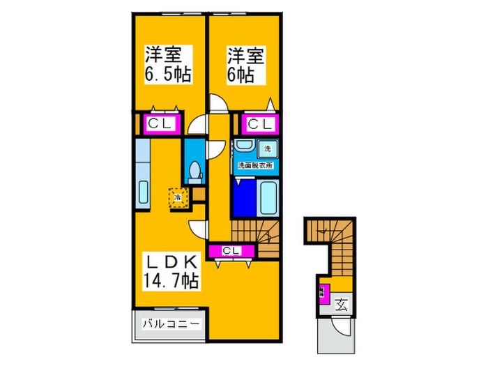 間取り図 ノール・パルクヴェール