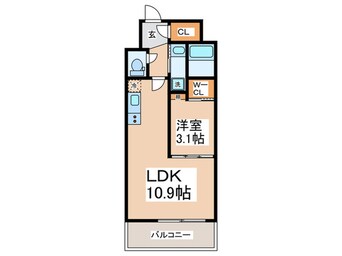 間取図 セレニテ本町東リアン