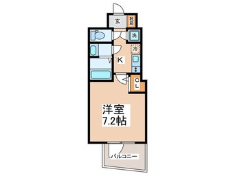 間取図 セレニテ本町東リアン