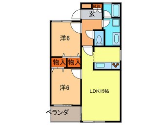 間取図 ランドマ－ク宝塚