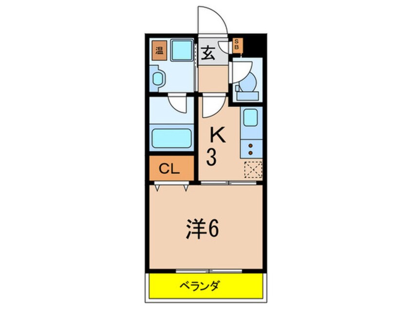 間取図 A.Grayish宝塚