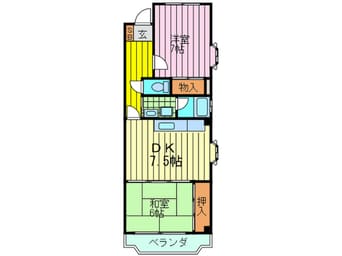 間取図 リビエール日向