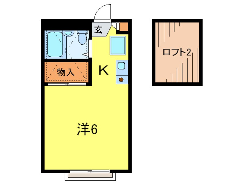 間取図 レオパレス宝塚清荒神