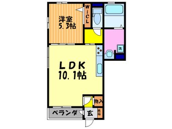 間取図 北白川ハイツ