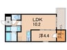 仮)ジーメゾン大久保アスピダ 1LDKの間取り