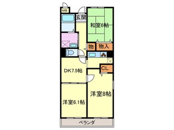 間取図 ラ・アルコバレ－ノ