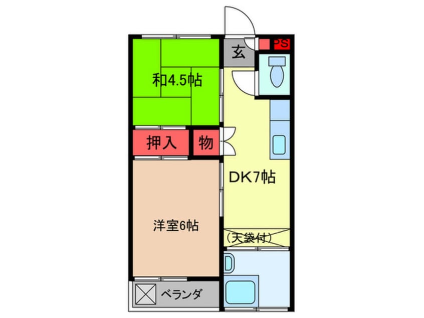 間取図 ＫＳマンション東花園