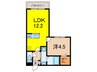 kanemasa 1LDKの間取り