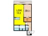 kanemasa 1LDKの間取り