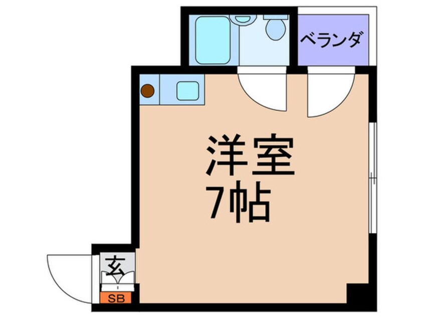 間取図 ティンバー・ハレ御幣島