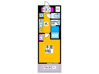 間取図 ｴｽﾃﾑｺｰﾄ大阪WEST(1204)