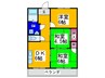 ｻﾝﾋﾙｽﾞﾊｲﾑ 3DKの間取り