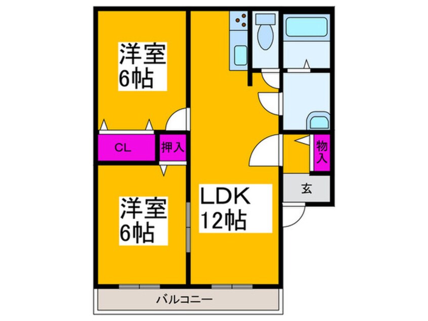 間取図 豊永ハイツ