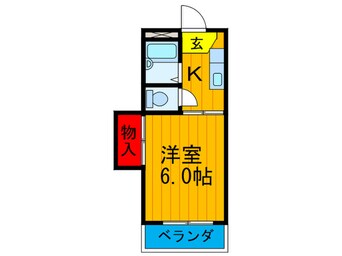 間取図 アムフル－ス乾