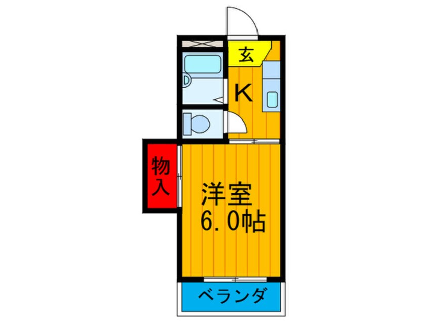 間取図 アムフル－ス乾