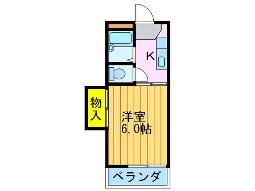 間取図 アムフル－ス乾