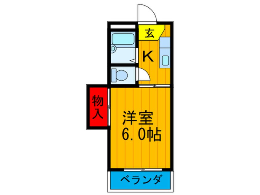 間取図 アムフル－ス乾