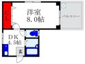 森マンション弐番館の間取図