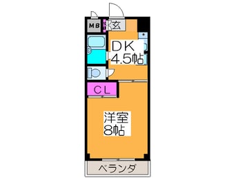 間取図 ラ・メ－ルＫＹ