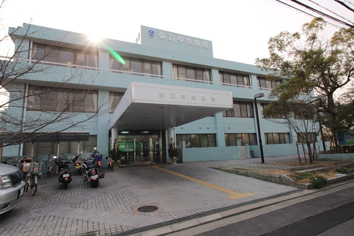 弥刀中央病院(病院)まで598m クオ－レハウスみと