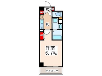 間取図 セレニテ心斎橋グランデ