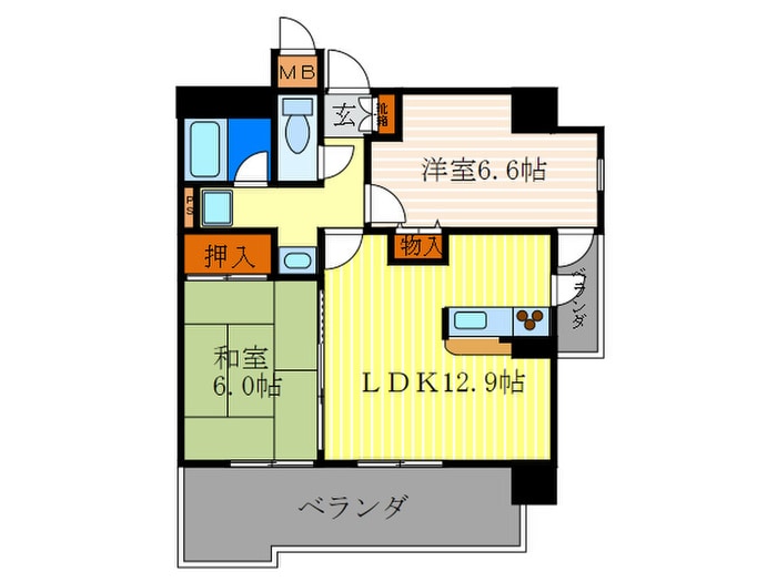 間取り図 サント－ア高倉
