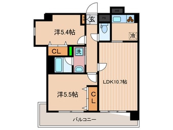 間取図 サント－ア高倉