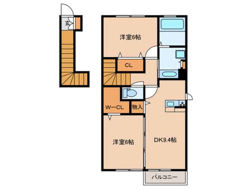 間取図 サンフルーズ