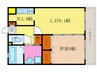 グレイス桂 1LDKの間取り